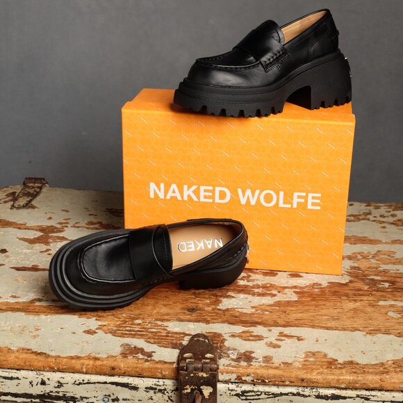 Brand New never worn Naked Wolfe Swish Platform Loafer, sold out - Picture 4 of 12